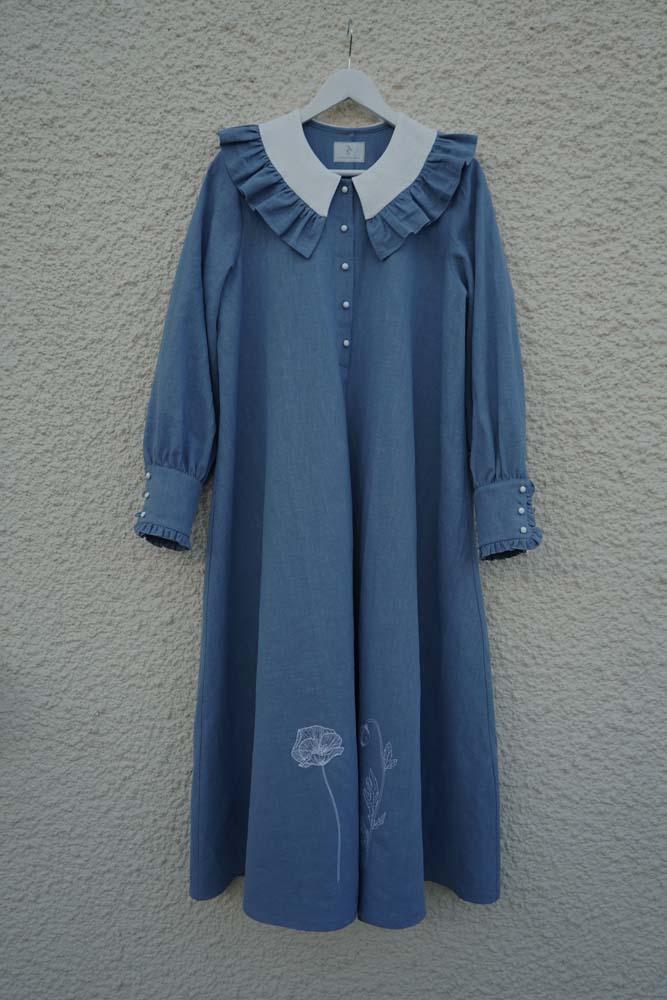 Rochie Clara cu maci