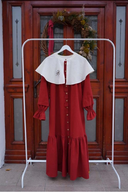 Rochie Anna burgundy