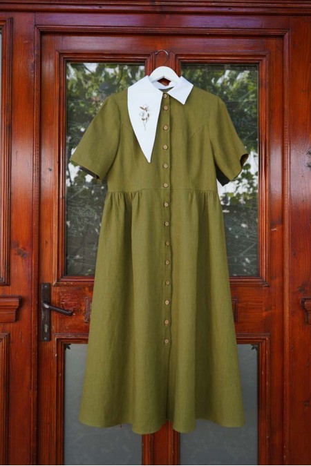 Rochie Jessica in olive 
