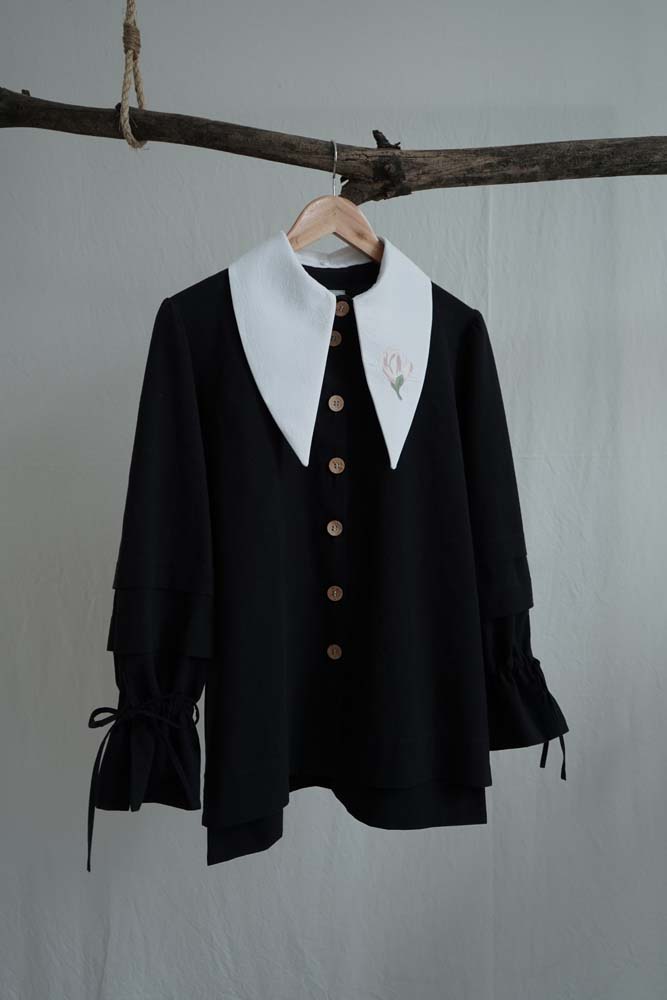 Camasa neagra Magnolie