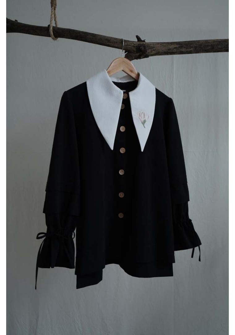 Camasa neagra Magnolie