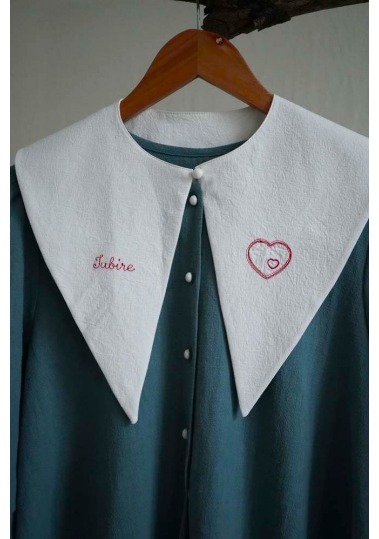 Rochie "iubire" verde menta