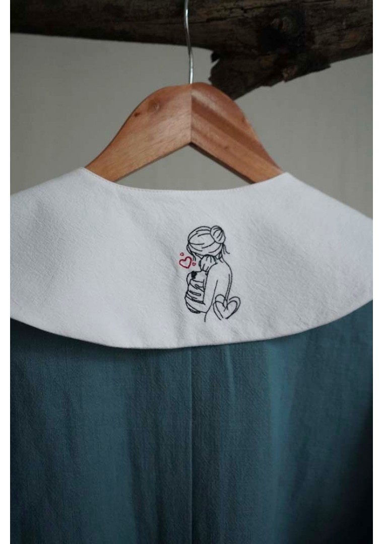 Rochie "iubire" verde menta